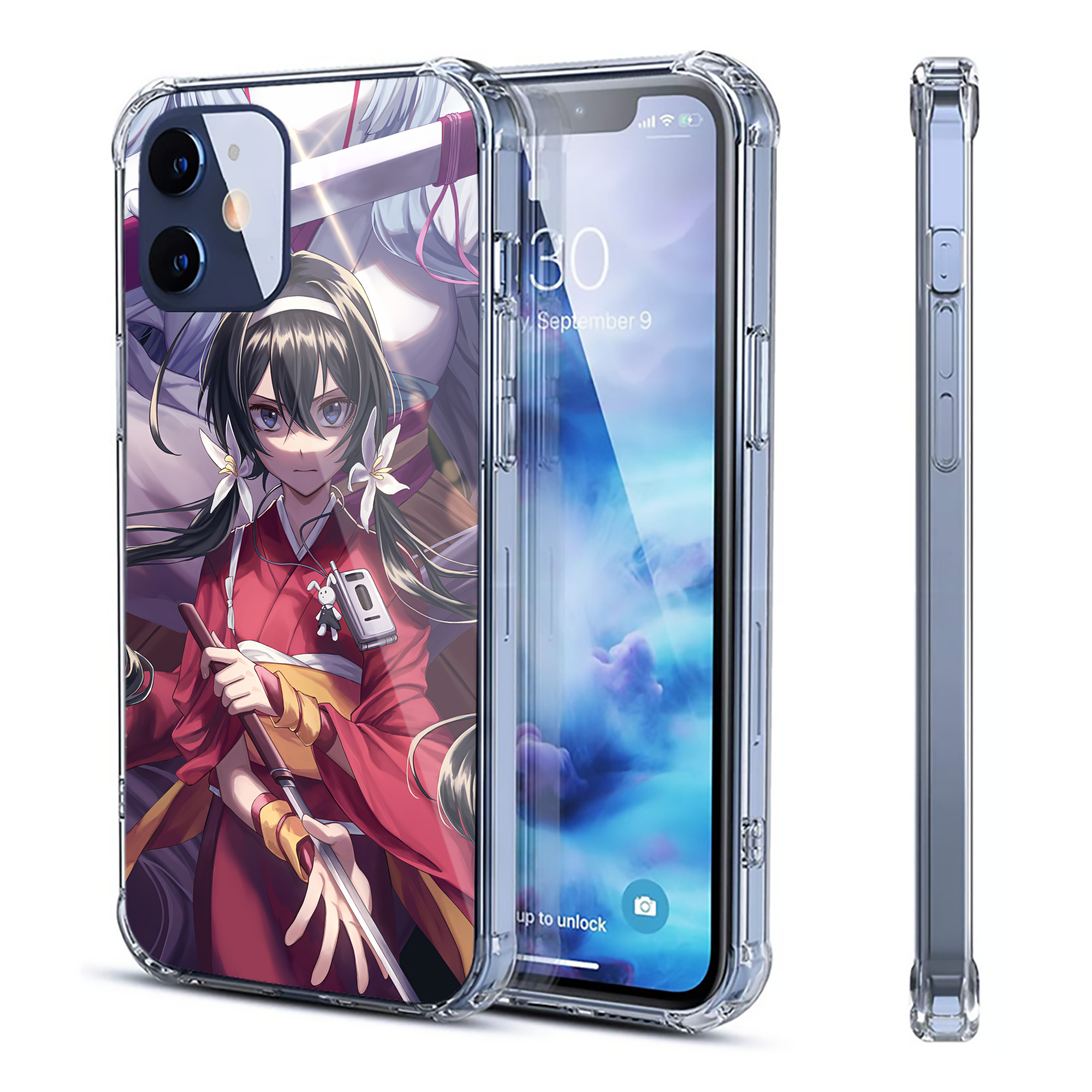 （画像用） 文豪ストレイドッグス Bungo Stray Dogs 【iPhone 12シリーズ対応】透明スマホケース（クリアソフトケース）